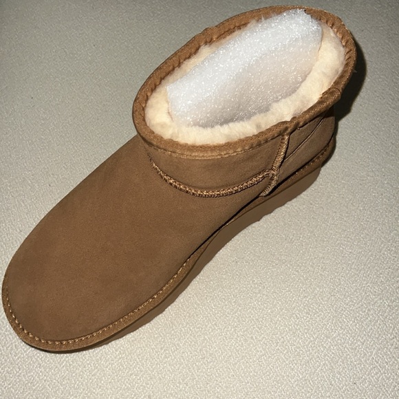 Xiakolaka Women's Classic Platform Mini Boots Winter Suede Anti-Slip Ankle.  NWT - Picture 8 of 13